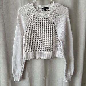 Banana Republic Cream Knit Sweater Women’s Size Medium